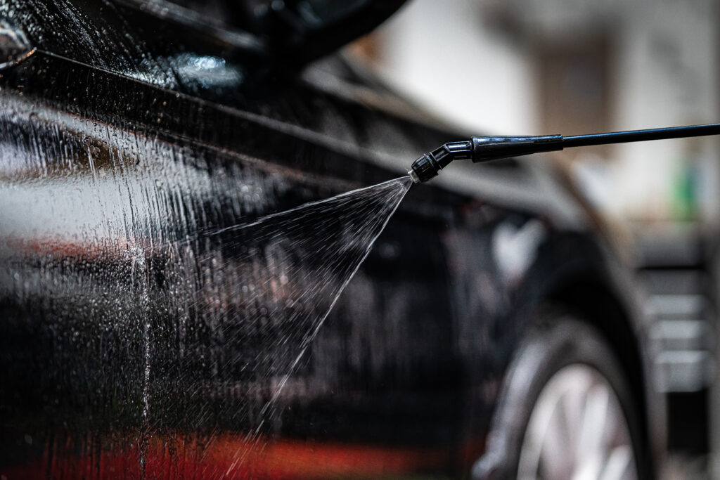 Detailing a car